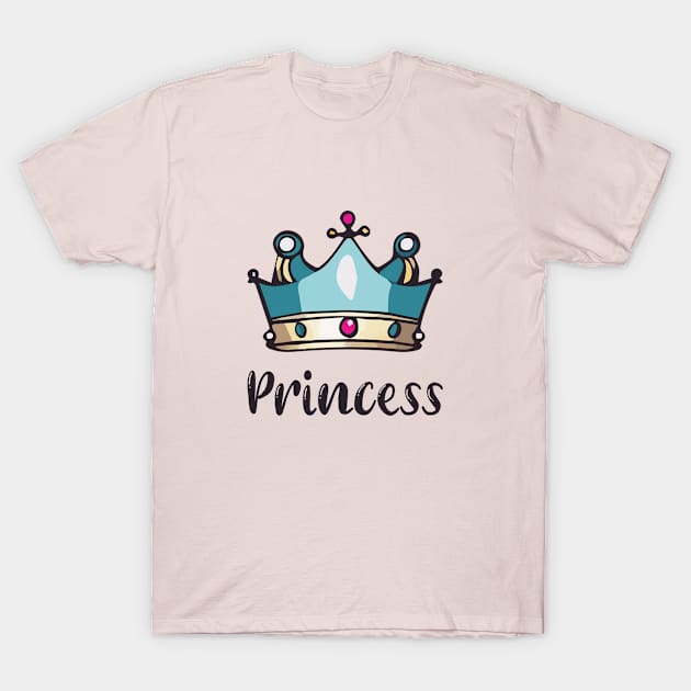 Royal Princess Crown T-Shirt by BeckyS23